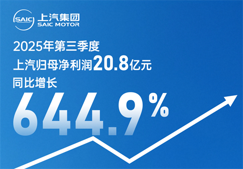上汽集团发布2025年第三季度报告